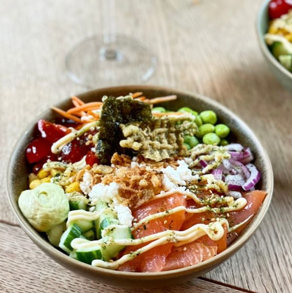 Poke-bowl Umami Zalm